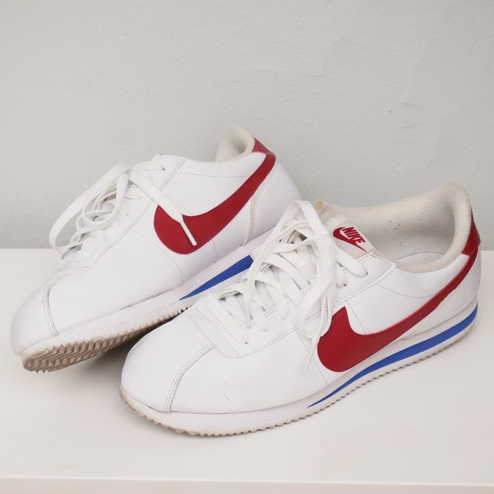 Nike Cortez | Basic White / Varsity Red | Size 11